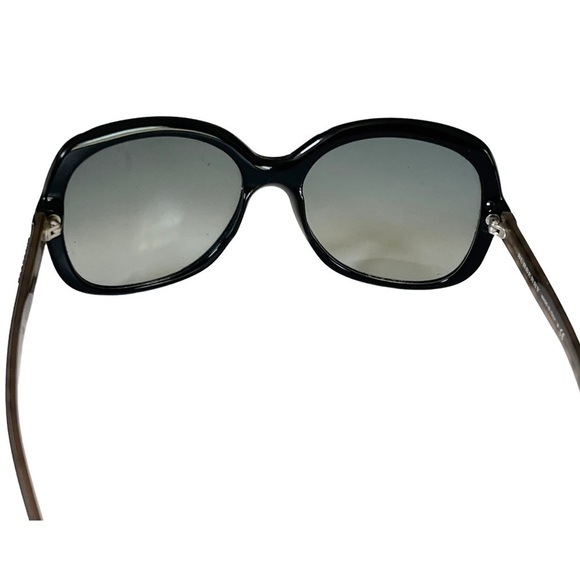 Burberry Women's Black Acetate Sunglasses Gray Gradient Lenses B 4077 3177/11 - Picture 9 of 10